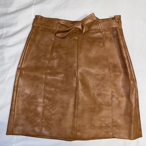 BCBG leather skirt